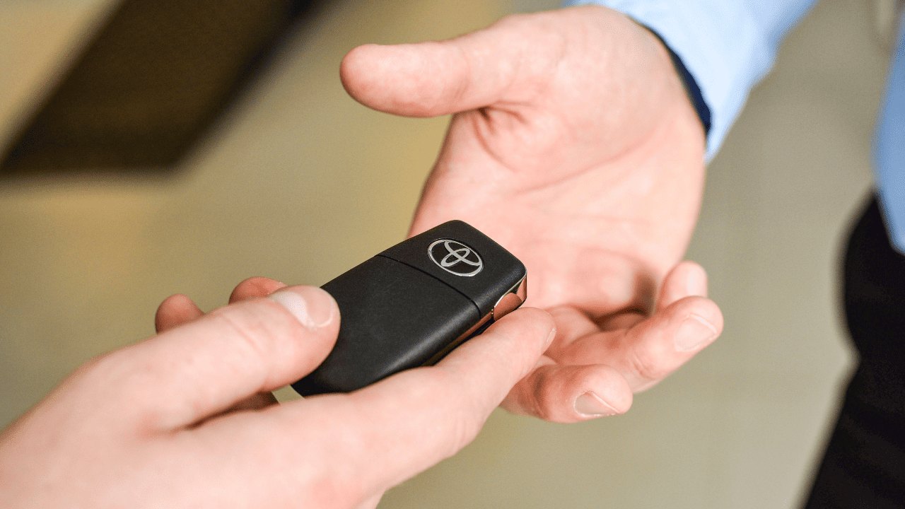 Entrega llave Toyota
